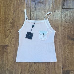 Burberry Pink Girls Tank Top NWT Size 6